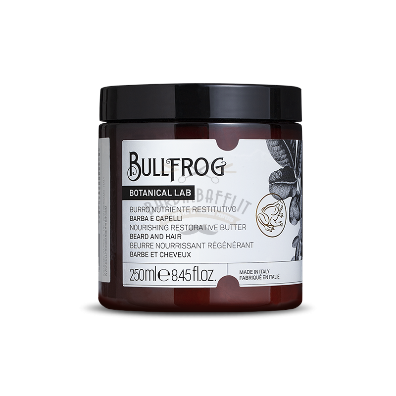 Bullfrog-Burro Nutriente Barba e Capelli 250ml - Profumeria Taussi®